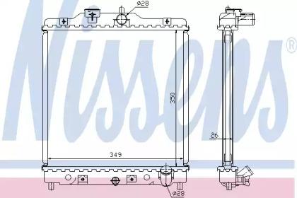 Nissens 63310A Радіатор Nissens 63310A Радіатор
