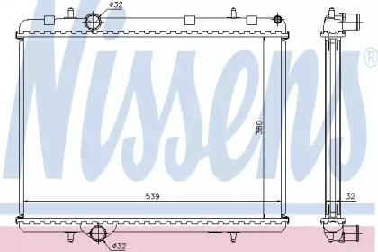 Nissens 636006 Радіатор охолодження двигуна