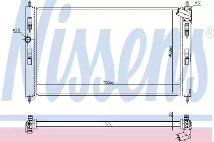 Nissens 636032 Радіатор Nissens 636032 Радіатор