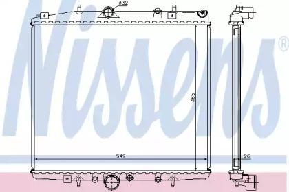 Nissens 63695A Радіатор