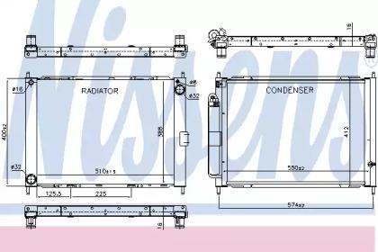 Nissens 637625 Радіатор Nissens 637625 Радіатор