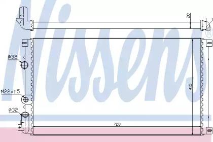 Nissens 63812A Радіатор Nissens 63812A Радіатор