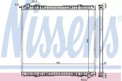 Nissens 640670 Радіатор