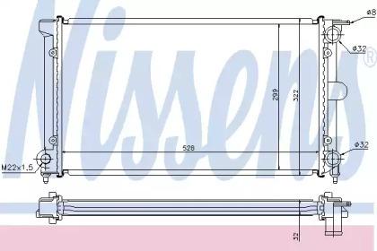 Nissens 65152A Радіатор