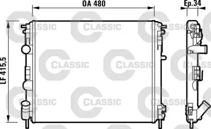 Valeo 232721 Радіатор Valeo 232721 Радіатор