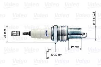 Valeo 246857 Spark plug