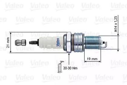 Valeo 246860 Spark plug Valeo 246860 Spark plug