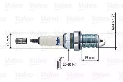 Valeo 246871 Spark plug Valeo 246871 Spark plug