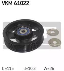 SKF VKM 61022 Ролик натяжной SKF VKM 61022 Ролик натяжной