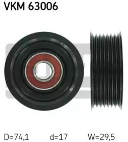 SKF VKM 63006 Ролик натяжной SKF VKM 63006 Ролик натяжной