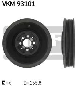 SKF VKM 93101 Шкив коленвала