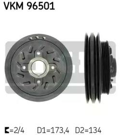 SKF VKM 96501 Шків колінвала