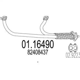 MTS 01.16490 Exhaust pipe