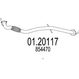 MTS 01.20117 Выпускная труба отработанных газов MTS 01.20117 Выпускная труба отработанных газов
