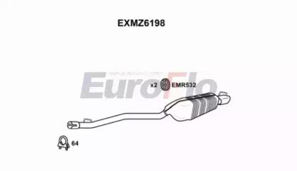 Euroflo EXMZ6198 Schalldaempfer Euroflo EXMZ6198 Schalldaempfer