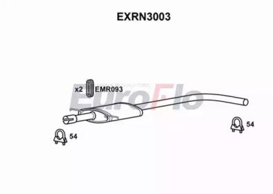 Euroflo EXRN3003 Muffler assy front