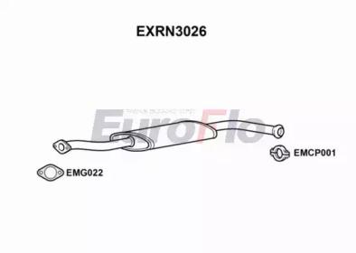 Euroflo EXRN3026 Muffler assy front Euroflo EXRN3026 Muffler assy front