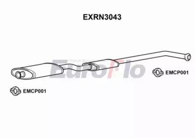 Euroflo EXRN3043 Muffler assy front Euroflo EXRN3043 Muffler assy front