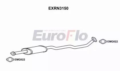 Euroflo EXRN3150 Muffler assy front Euroflo EXRN3150 Muffler assy front