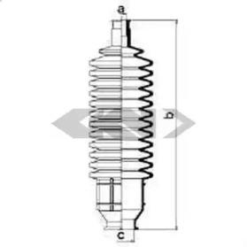 GKN-Spidan 83514 Пильник рульової рейки