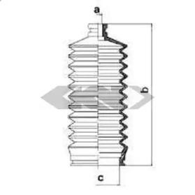 GKN-Spidan 83664 Пыльник рулевой рейки GKN-Spidan 83664 Пыльник рулевой рейки