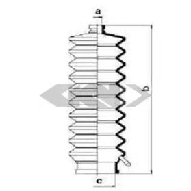 GKN-Spidan 83690 Пыльник рулевой рейки