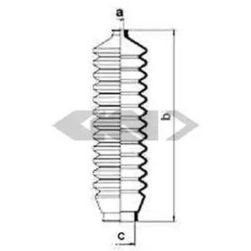 GKN-Spidan 83703 Пыльник рулевой рейки