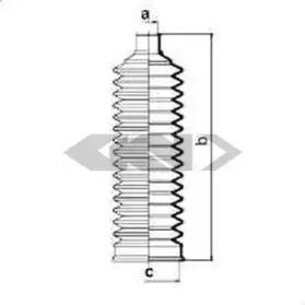 GKN-Spidan 83726 Пыльник рулевой рейки
