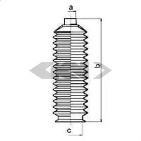 GKN-Spidan 83749 Пильник рульової рейки GKN-Spidan 83749 Пильник рульової рейки