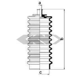 GKN-Spidan 83767 Пыльник рулевой рейки GKN-Spidan 83767 Пыльник рулевой рейки