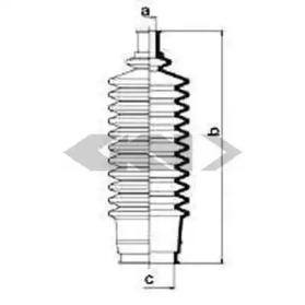 GKN-Spidan 83770 Пыльник рулевой рейки
