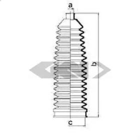 GKN-Spidan 83782 Пыльник рулевой рейки