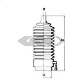 GKN-Spidan 83786 Пыльник рулевой рейки GKN-Spidan 83786 Пыльник рулевой рейки