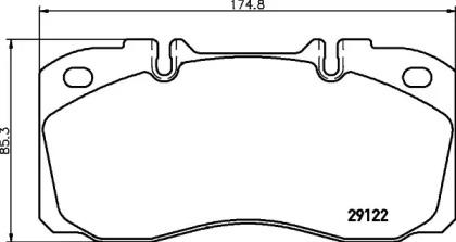 Textar 2912204 Brake pads