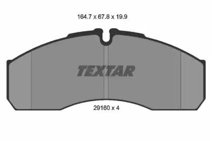 Textar 2916002 Brake pads Textar 2916002 Brake pads