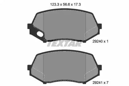 Textar 2924001 Brake pads Textar 2924001 Brake pads