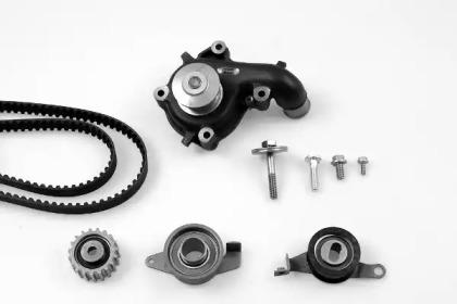 Hepu PK02271 Комплект ременя ГРМ з водяним насосом і роликами