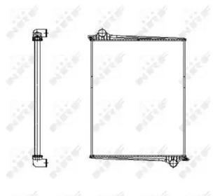 NRF 509598 Радіатор