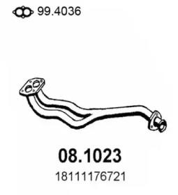 Asso 08.1023 Exhaust pipe Asso 08.1023 Exhaust pipe