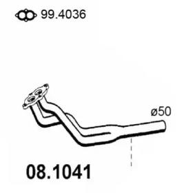 Asso 08.1041 Exhaust pipe