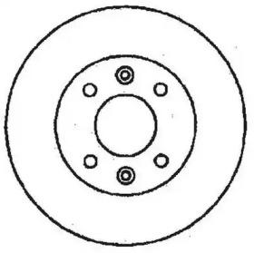 Jurid 561253JC Brake disc Jurid 561253JC Brake disc