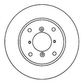 Jurid 561650J Brake disc