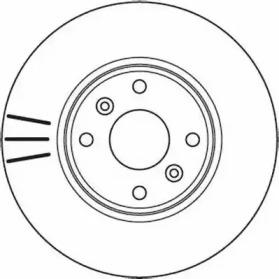 Jurid 562103JC Диск гальмівний Jurid 562103JC Диск гальмівний