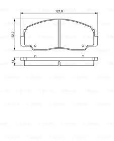 Bosch 0 986 495 339 Колодки гальмівні Bosch 0 986 495 339 Колодки гальмівні