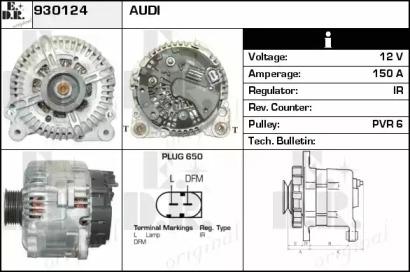 EDR 930124 Alternator assy