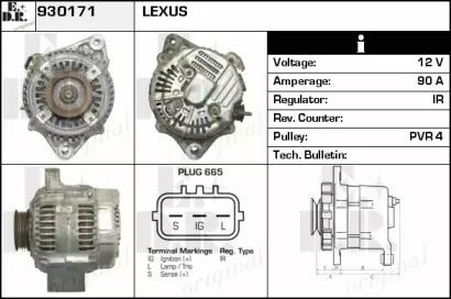 EDR 930171 Alternator assy EDR 930171 Alternator assy