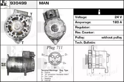 EDR 930499 Alternator assy EDR 930499 Alternator assy