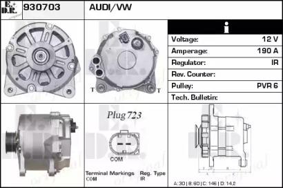EDR 930703 Alternator assy
