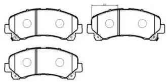 HSB HP5275 Brake pads HSB HP5275 Brake pads