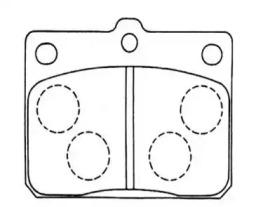 HSB HP8148 Колодки гальмівні HSB HP8148 Колодки гальмівні